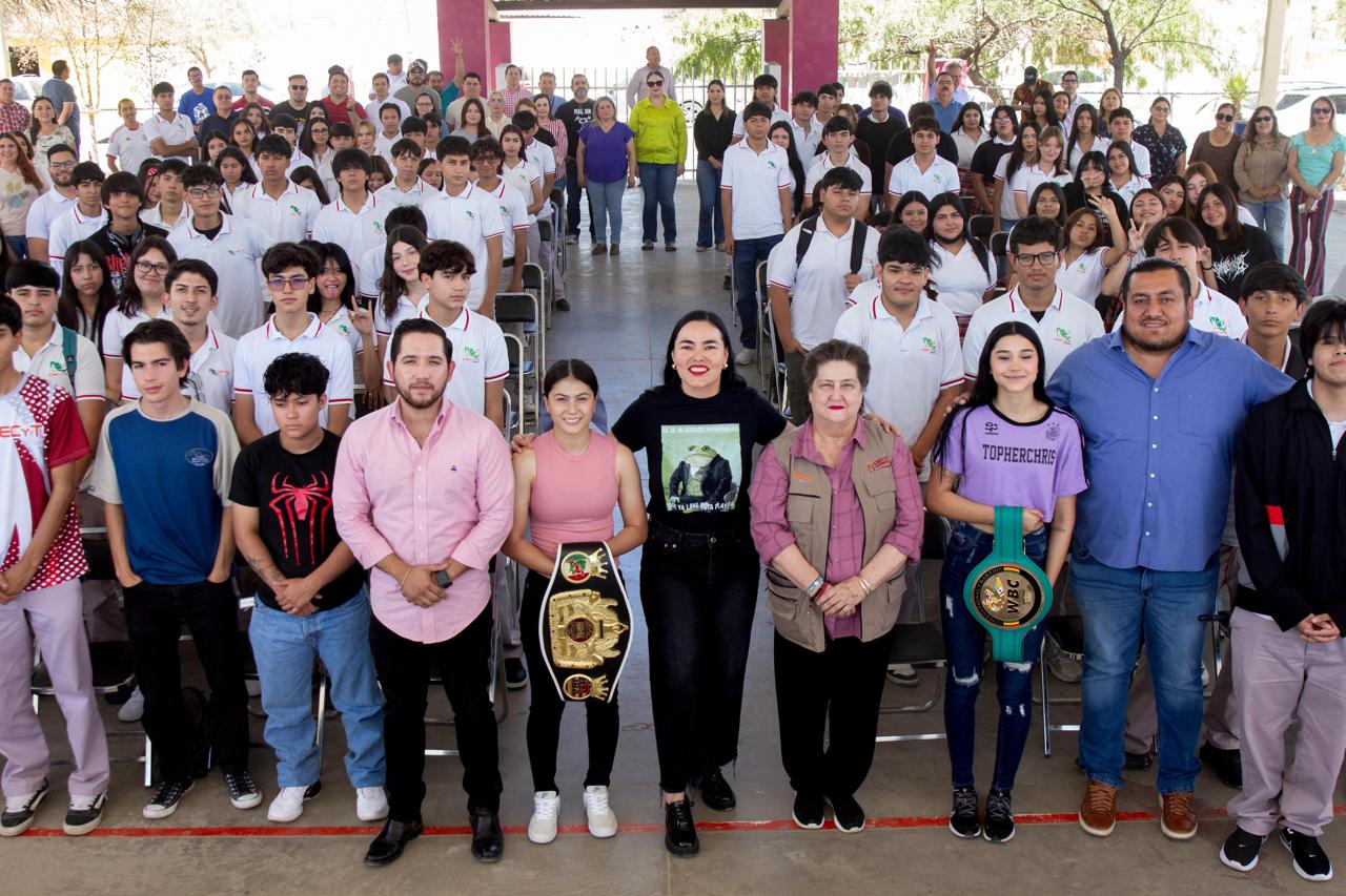 Gobierno de Sonora entrega equipamiento a Cecyte plantel Pueblitos 