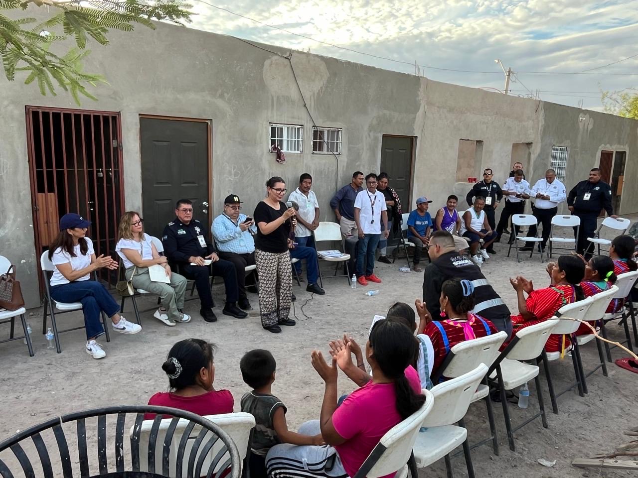 Atiende Gobierno de Sonora a integrantes de la comunidad Triqui y Mixteca del Poblado Miguel Alem&aacute;n 