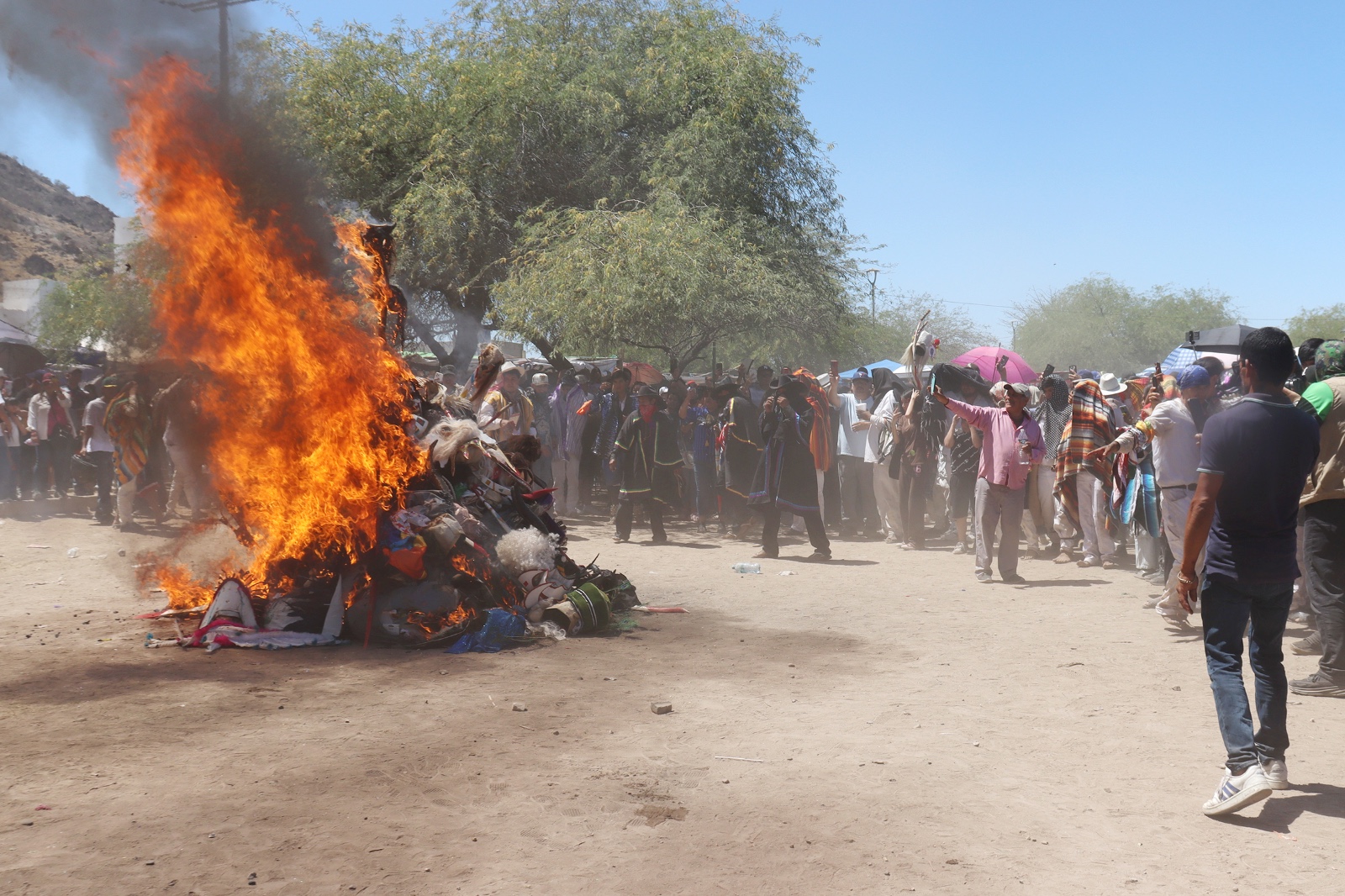 Realizan &uacute;ltimos rituales de la Cuaresma Yaqui en Hermosillo 