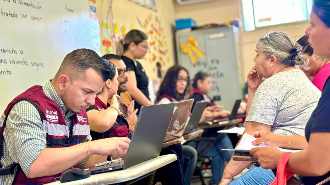 Gobierno de Sonora realiza jornadas de registro para el Programa de Becas Sonora de Oportunidades 