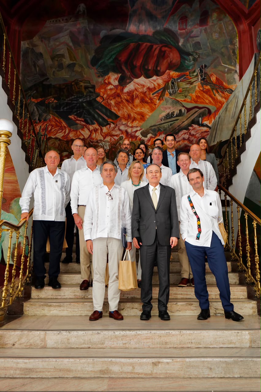 Alfonso Durazo recibe a embajadores y funcionarios de 15 pa&iacute;ses de la Uni&oacute;n Europea 