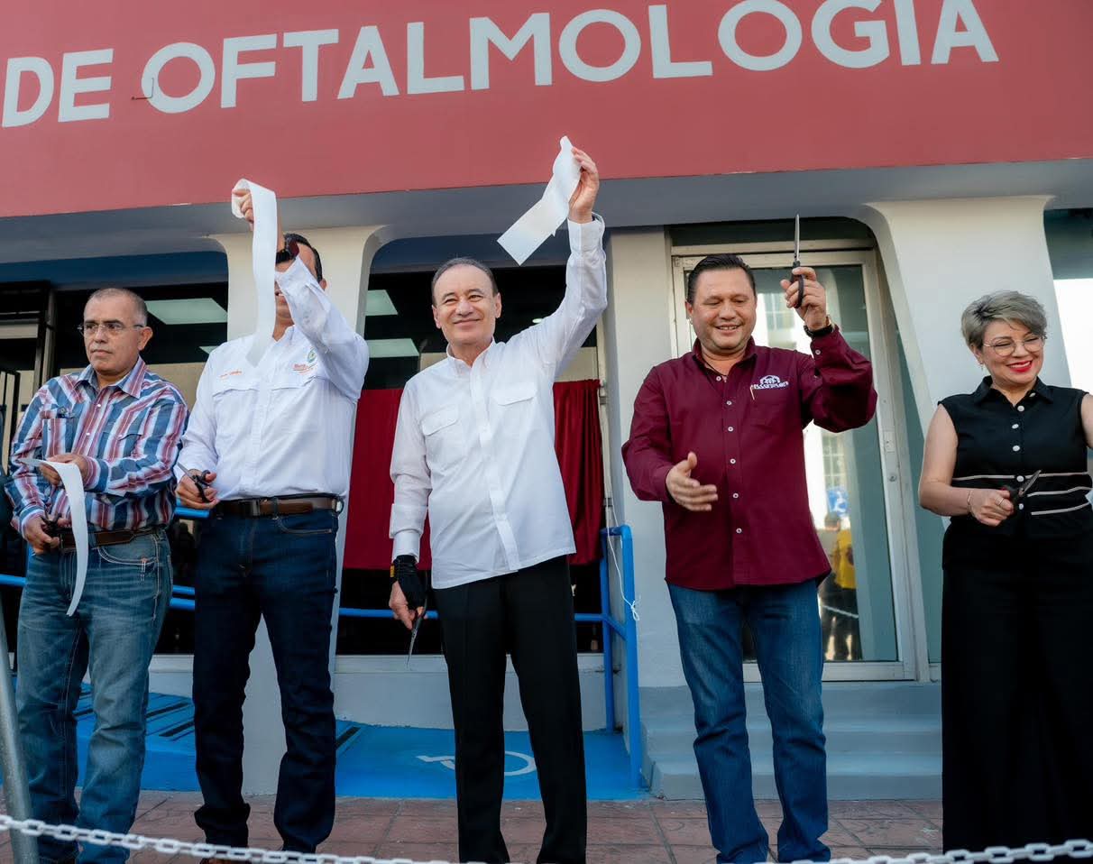 Alfonso Durazo inaugur&oacute; la Cl&iacute;nica de Oftalmolog&iacute;a del ISSSTESON 
