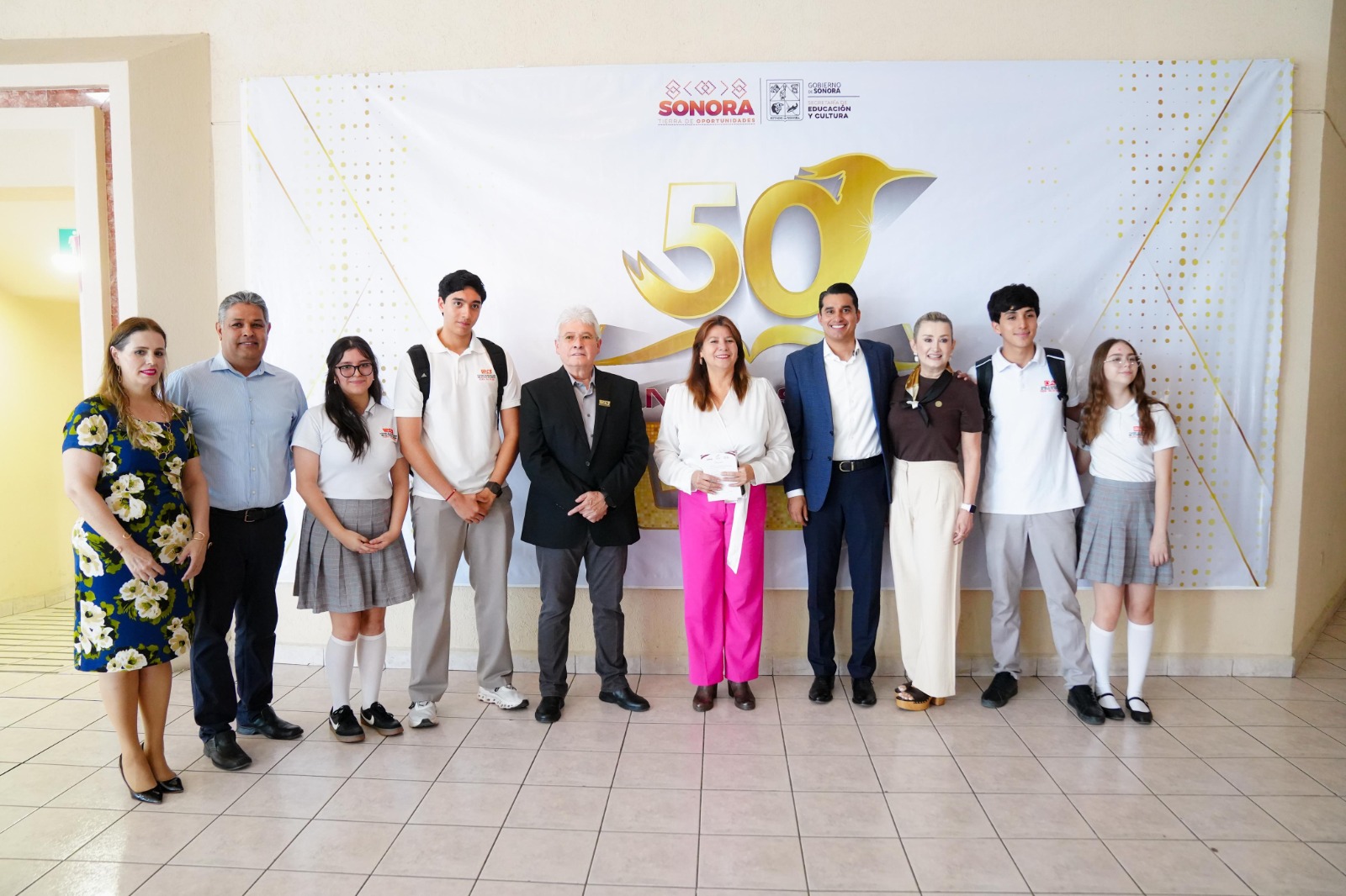 Conmemora Gobierno de Sonora 50 aniversario de Cobach: SEC
