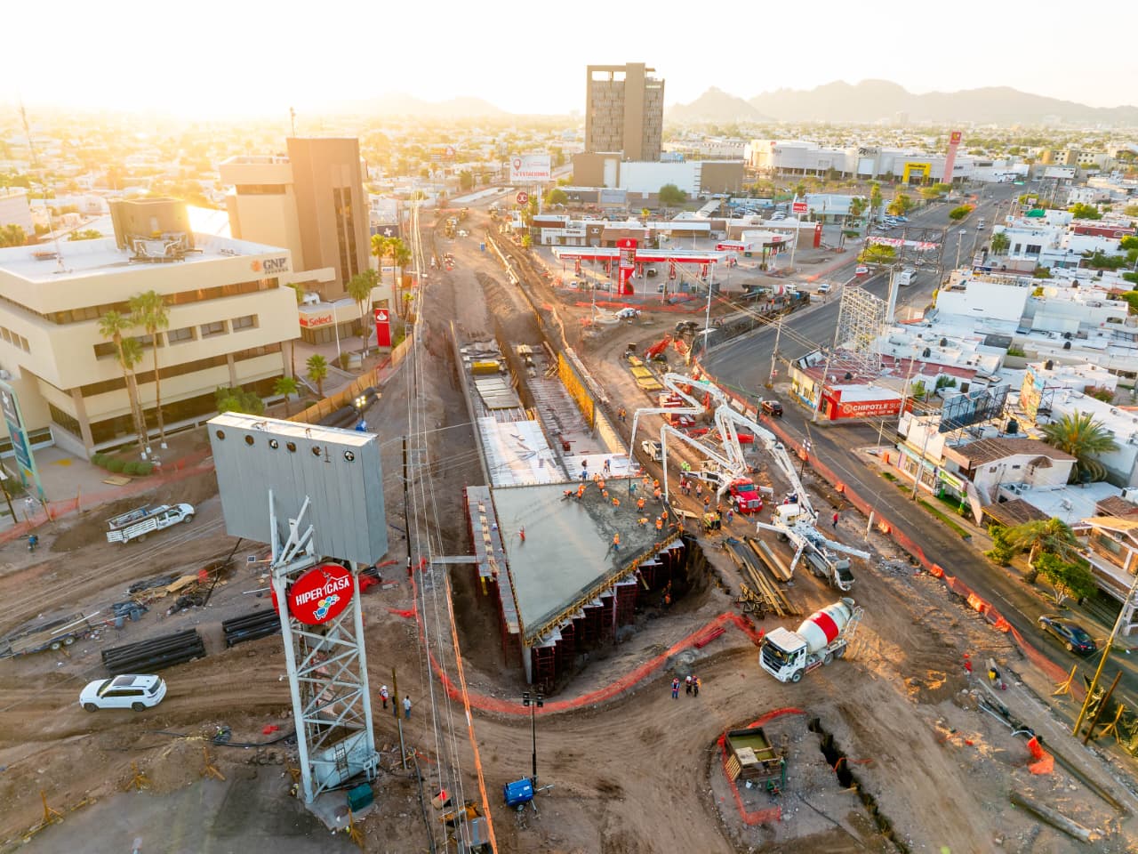 Hist&oacute;rica obra de paso a desnivel en Colosio y Solidaridad transformar&aacute; la movilidad en Hermosillo 