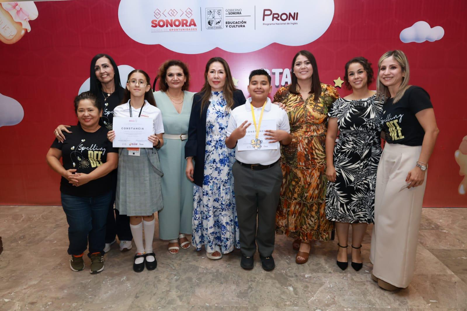 Reconoce Gobierno de Sonora a participantes del Concurso Estatal Spelling Bee 2025: SEC