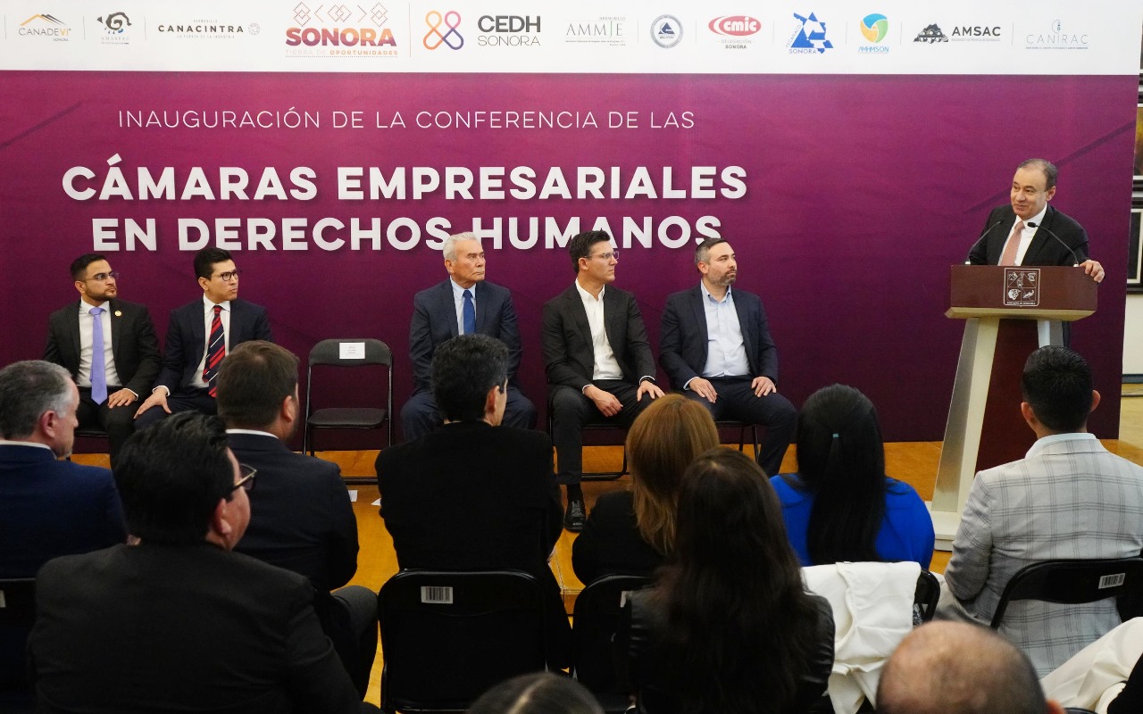Sonora es la &uacute;nica entidad en M&eacute;xico qu&eacute; cuenta con una Conferencia de C&aacute;maras Empresariales en Derechos Humanos 
