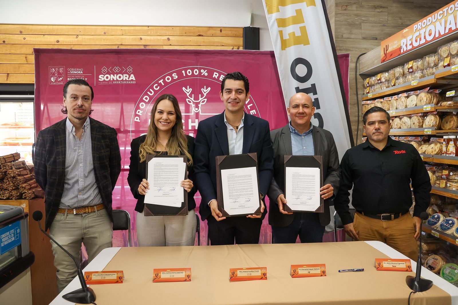 Gobierno de Sonora promueve productos con el distintivo "Hecho en Sonora",  con la empresa Alimentos al Detalle