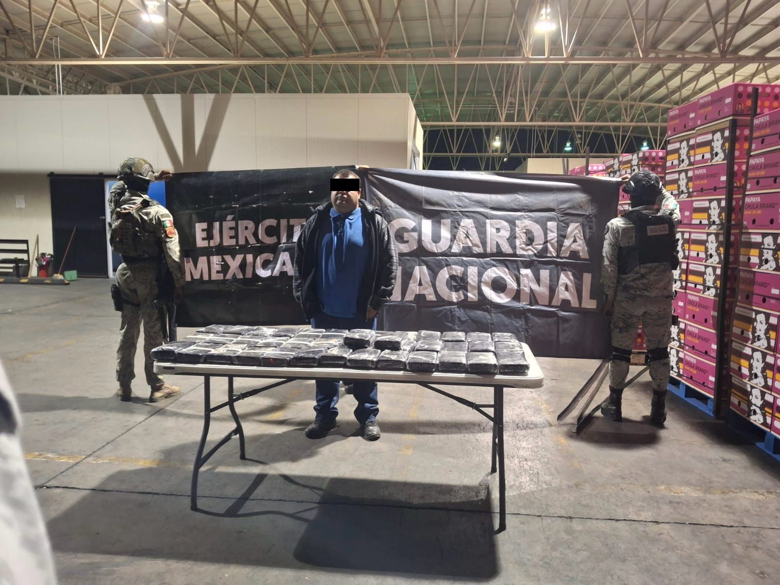 Mesa Estatal de Seguridad frena cargamento de coca&iacute;na en Opodepe 