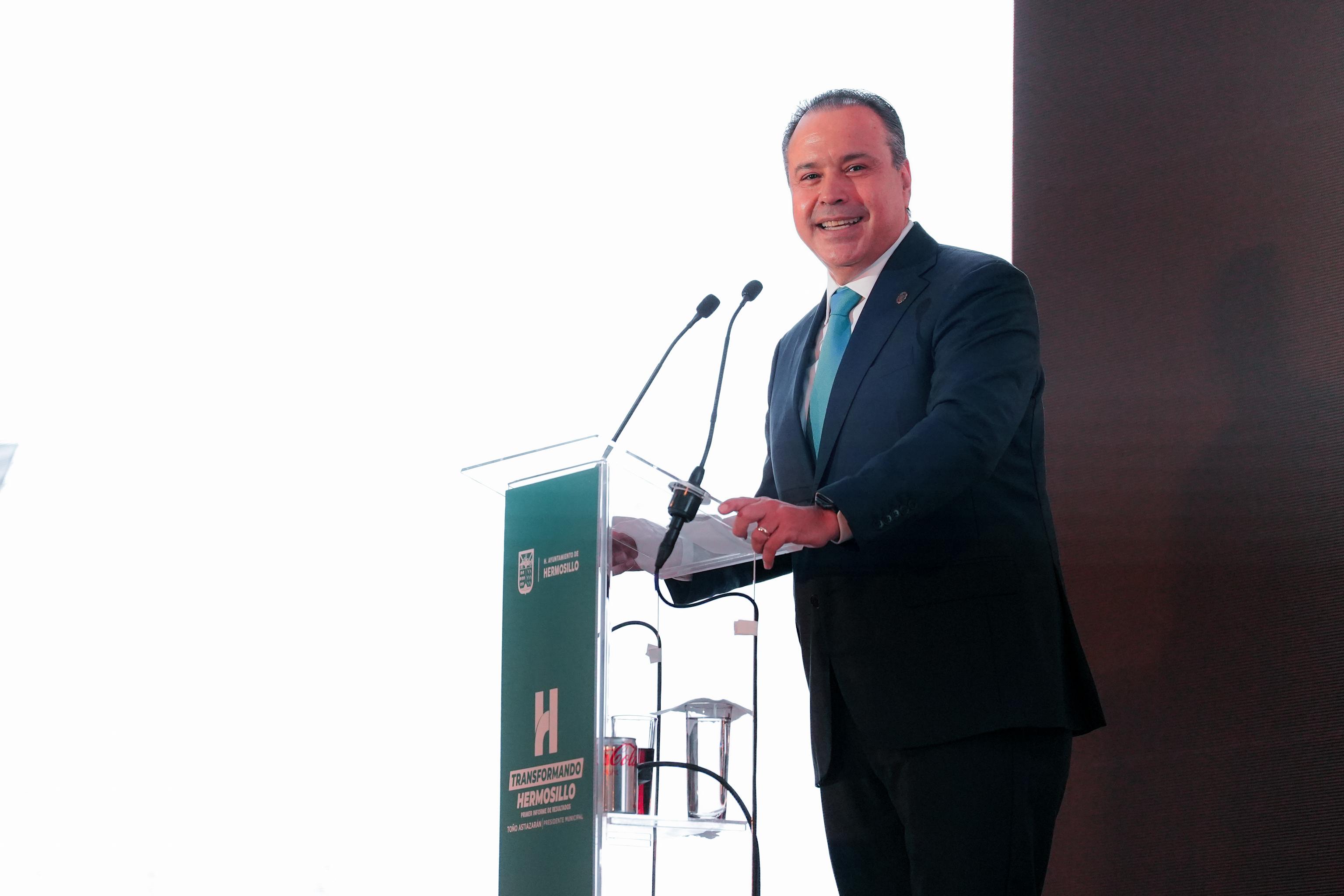 Estamos transformando a Hermosillo: To&ntilde;o Astiazar&aacute;n 