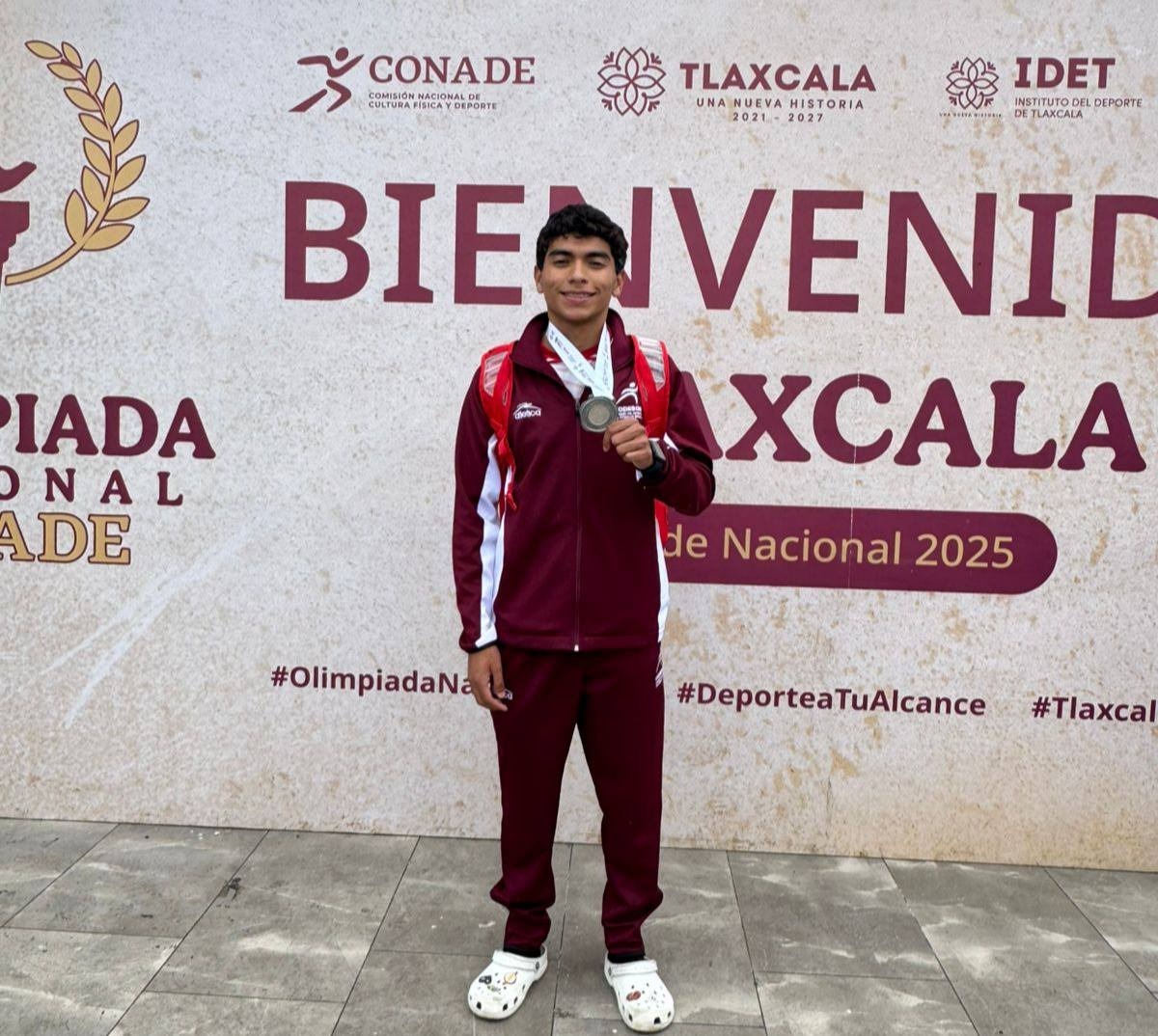 Franco Gonz&aacute;lez Sotelo subcampe&oacute;n nacional en atletismo de Cobach plantel Puerto Pe&ntilde;asco 