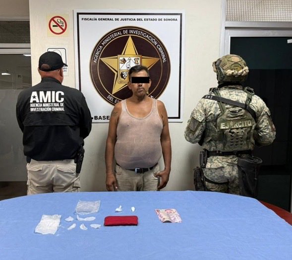 Operativo conjunto aseguran droga y detiene a presuntos narcomenudeo en Ciudad Obreg&oacute;n 