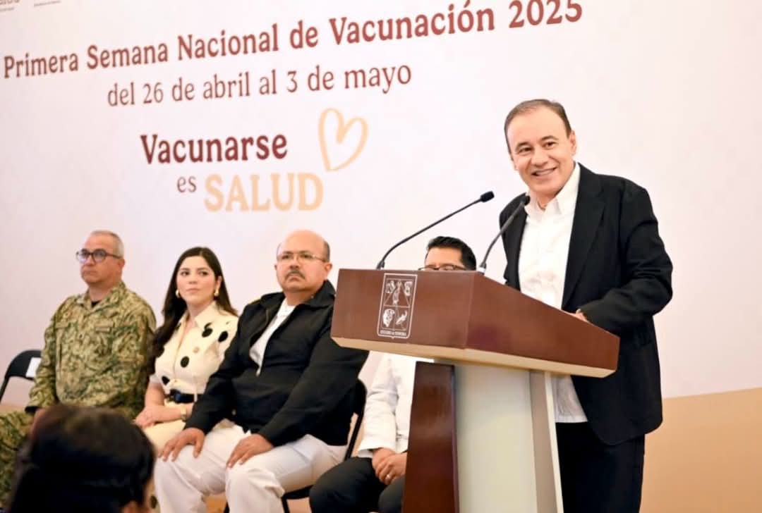 Alfonso Durazo inicio el programa de Vacunaci&oacute;n 2025, en Sonora con 48 mil dosis gratuitas 