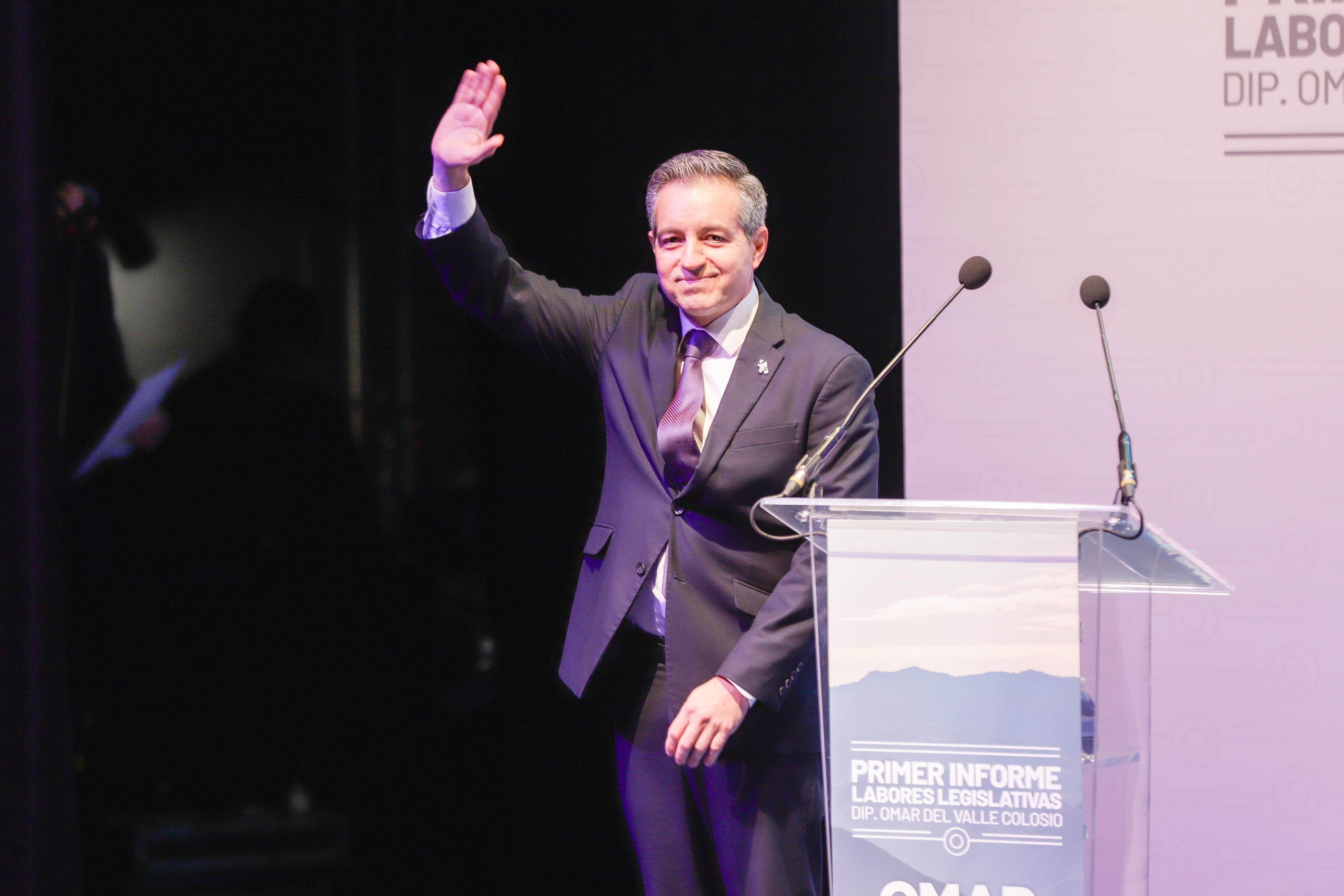 Diputado Omar Del Valle Colosio rinde su Primer Informe de Actividades legislativas en Hermosillo 